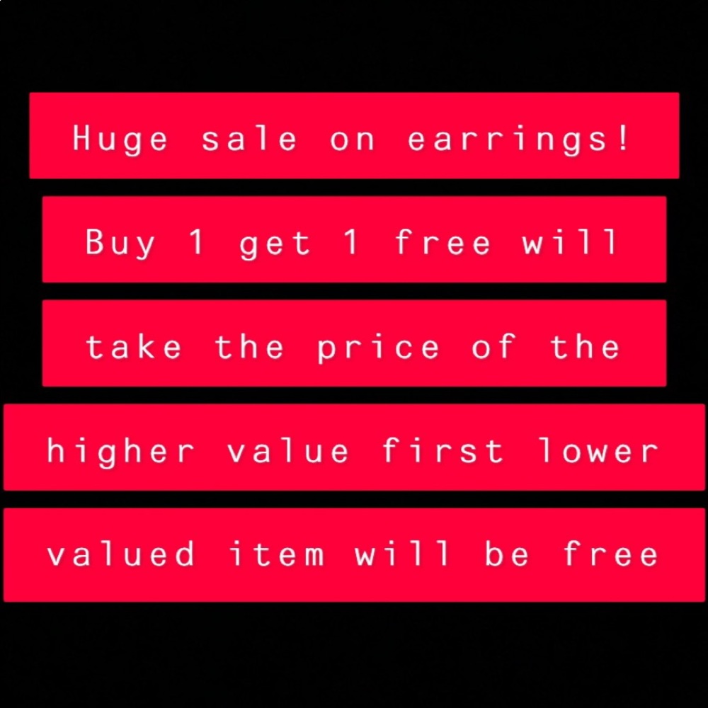 🎈Buy one Get 1 free Earring Sale 🎈